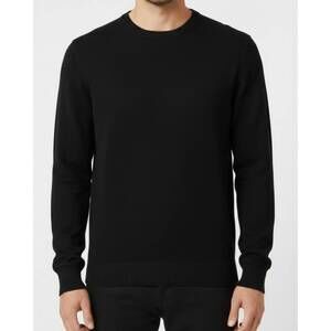 NEW ASHER kane crewneck sweatshirt in black noir